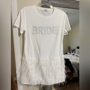Unique “Bride” T-Shirt Dress